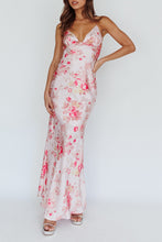 Load image into Gallery viewer, Raegan Crisscross Open Back Floral Maxi Dress