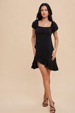 Load image into Gallery viewer, Zarah Gauze Reverse Seam Mini Dress