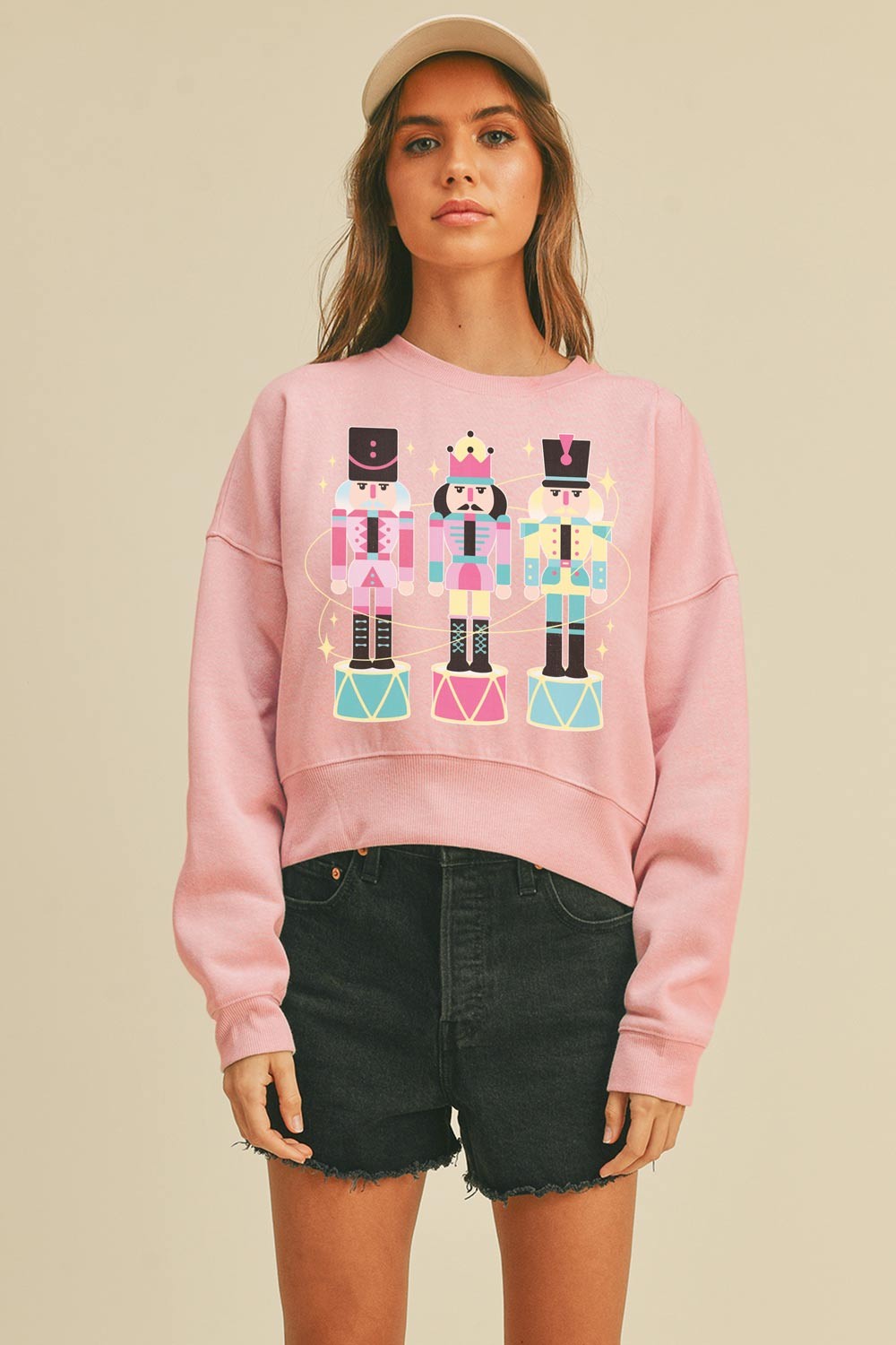 ugly christmas sweater holiday pullover sweatshirt nutcracker apparel 