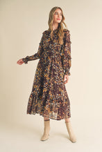 Load image into Gallery viewer, River Ruffle Trim Midi Dress