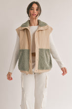 Load image into Gallery viewer, Myla Wind Breaker Sherpa Vest