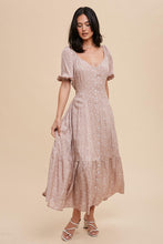 Load image into Gallery viewer, Rebecca Ditzy Floral Button Down Maxi Dress