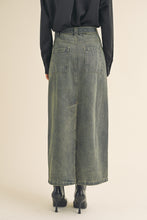 Load image into Gallery viewer, Layla Timeless Vintage Wash Maxi Denim Long Skirt