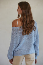 Load image into Gallery viewer, Palmer Open Crocheted Knit Sweater Top
