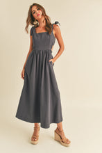 Load image into Gallery viewer, Paige Shoulder Tie Side Cutout Maxi Dress