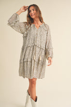 Load image into Gallery viewer, Raelynn Daisy Long Sleeve Flutter Dress