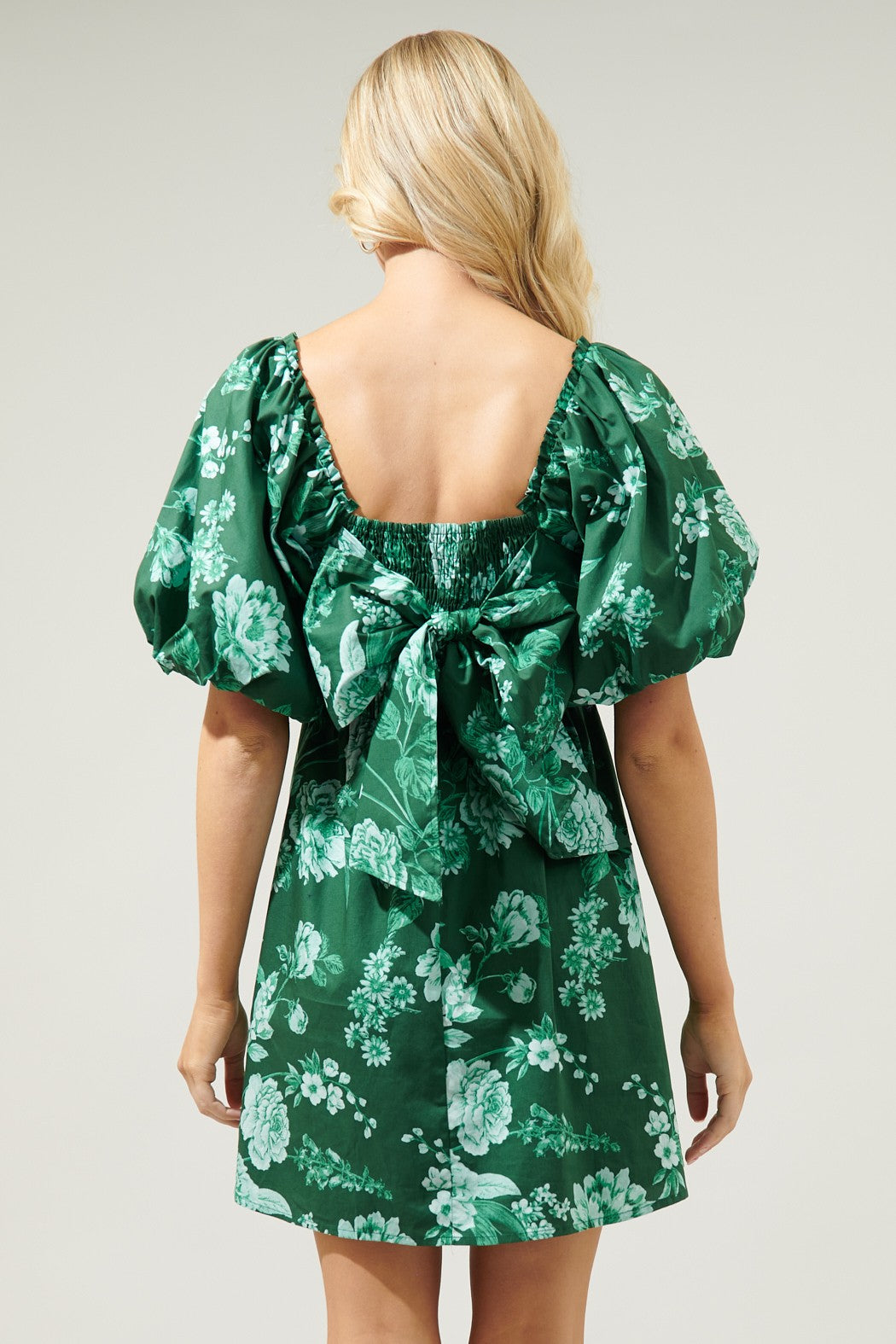 Mariana Poplin Puff Sleeve Mini Dress Thread + Vine Boutique Mariana Poplin Puff Sleeve Mini Dress Thread + Vine Boutique