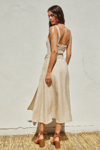 Birdie Dottie Circle Buckle Maxi Dress