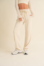 Load image into Gallery viewer, Aria Cream Butter Soft Scuba Wide Leg Pants