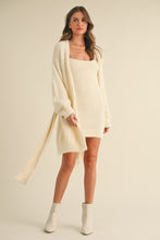Load image into Gallery viewer, Briella Soft Sleeveless Tube Mini Dress and Cardigan Set