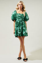 Load image into Gallery viewer, Mariana Poplin Puff Sleeve Mini Dress