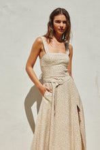 Load image into Gallery viewer, Birdie Dottie Circle Buckle Maxi Dress