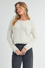 Load image into Gallery viewer, Yvonne Cropped Knit Button Down Cardigan