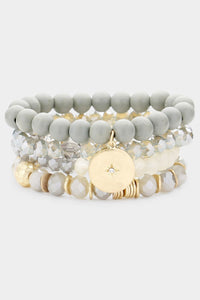 Ahni Stretch Wood Bead Bracelet Set