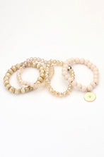 Load image into Gallery viewer, Ahni Stretch Wood Bead Bracelet Set