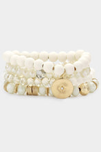 Load image into Gallery viewer, Ahni Stretch Wood Bead Bracelet Set