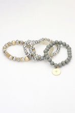 Load image into Gallery viewer, Ahni Stretch Wood Bead Bracelet Set