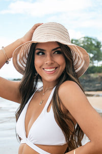 Dahlia Bow Bucket Sunhat