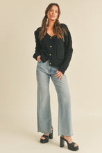 Load image into Gallery viewer, Lola Button Down Cardigan - Black