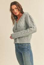 Load image into Gallery viewer, Lola Button Down Cardigan - Grey