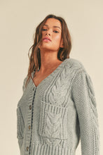 Load image into Gallery viewer, Lola Button Down Cardigan - Grey