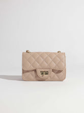 Load image into Gallery viewer, Beige Mini Quilted Crossbody Bag
