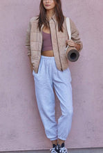 Load image into Gallery viewer, Maggie Beige Dolman Quilted Knit Jacket