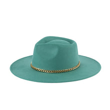 Load image into Gallery viewer, CHAIN BELT FEDORA HAT