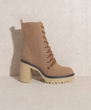 Load image into Gallery viewer, Oasis Society Jenna - Platform Military Boots