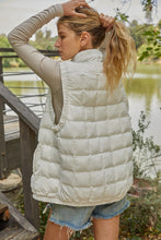 Load image into Gallery viewer, Brielle Cream Oversized Puffer Vest