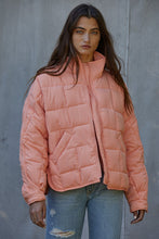 Load image into Gallery viewer, Soleil Peach Pullover Puffer Jacket