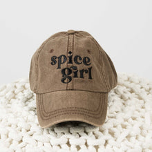 Load image into Gallery viewer, Embroidered Spice Girl Canvas Hat