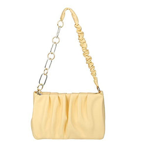 Small Ruched Bag for Women Soft cloudy purse
