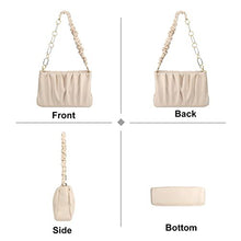 Load image into Gallery viewer, Small Ruched Bag for Women Soft cloudy purse
