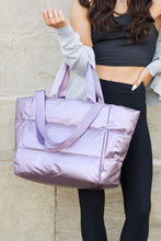 Load image into Gallery viewer, Metallic Puffer Tote