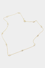 Load image into Gallery viewer, CZ Station Necklace