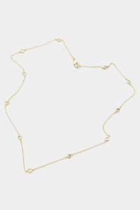 CZ Station Necklace