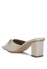 Load image into Gallery viewer, Hotshot Mid Heel Chain Detail Heels