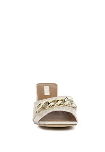 Hotshot Mid Heel Chain Detail Heels