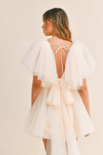 Load image into Gallery viewer, Olivia Tulle Mini Dress with Train