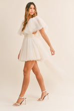 Load image into Gallery viewer, Olivia Tulle Mini Dress with Train