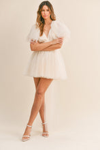 Load image into Gallery viewer, Olivia Tulle Mini Dress with Train