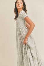 Load image into Gallery viewer, Garden Floral Tiered Maxi Dress