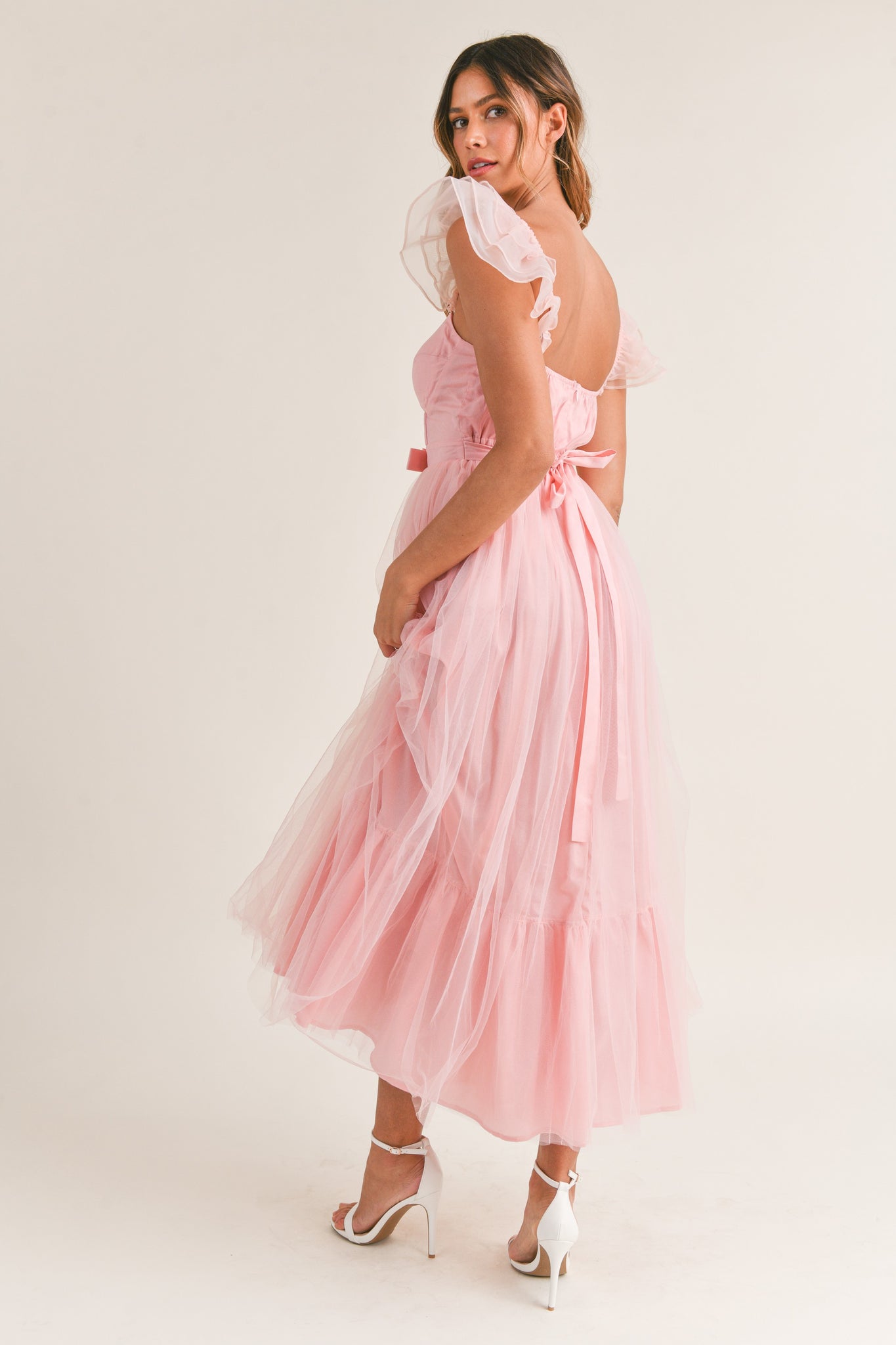 corset tulle dress midi Melissa Corset Tulle Midi Dress - Emika Fashion - Women's Clothes, Dresses, Evening Dresses, Cocktail Dresses, Party Dresses, Pantsuits, Skirts, Shorts, Corsets, Blouses