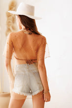 Load image into Gallery viewer, Alyssa Pearl Mesh Top