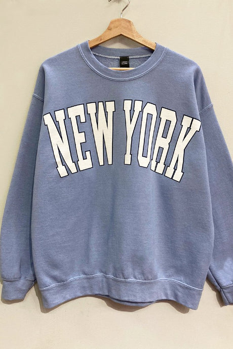 Preppy New York Pullover Sweatshirt