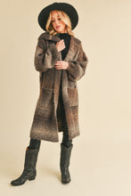 Load image into Gallery viewer, Nelly Hooded Wool Coat Cardigan