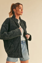 Load image into Gallery viewer, Brynne Quilted Dolman Jacket: Black