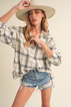 Load image into Gallery viewer, Stella Plaid Flannel Shirt