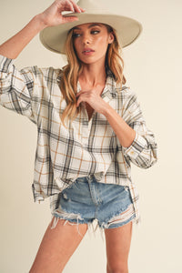 Stella Plaid Flannel Shirt